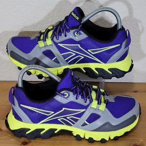 Reebok DMXRIDE Purple/Green Trail Running Shoes